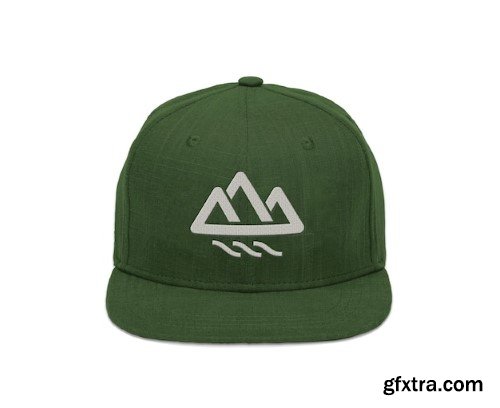 Sports cap logo mockup