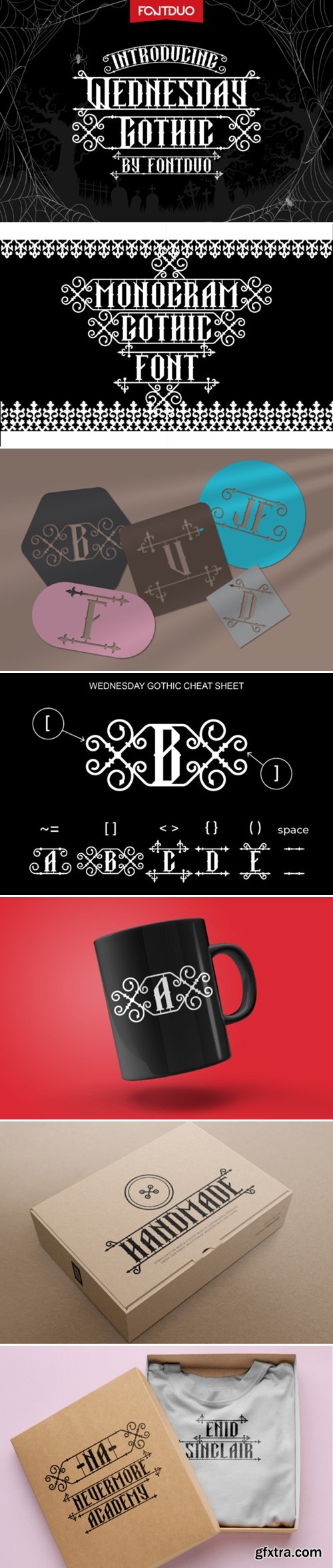 Wednesday Gothic Font