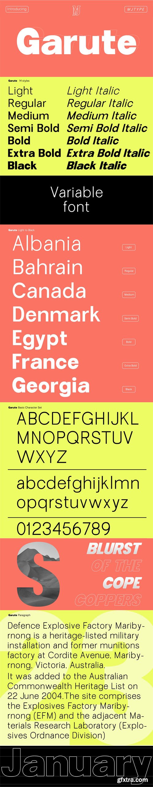 Garute - Modern Variable Sans Serif Typeface Garute - Modern Variable Sans Serif Typeface