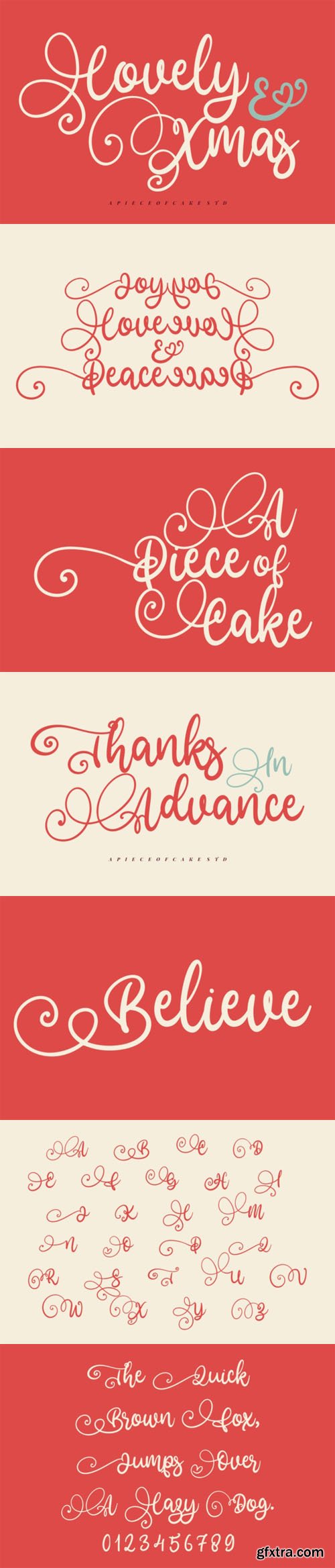 Lovely Xmas - Stylish Handwritten Font Lovely Xmas - Stylish Handwritten Font