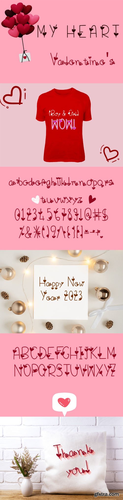 My Heart - Adorable Handwritten Decorative Font My Heart - Adorable Handwritten Decorative Font