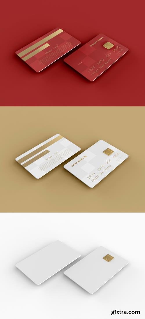 Front and Back View of Credit Card 461125218