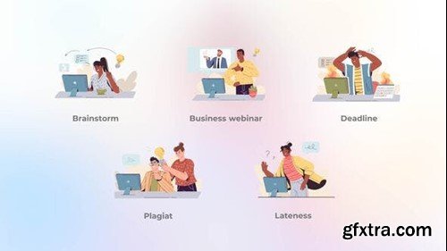 Videohive Business webinar - Flat concepts 43362021