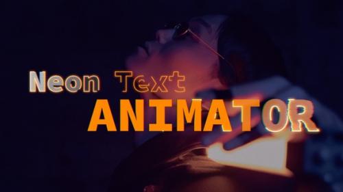 Videohive - Neon Hand Draw Text Animator - 43255369 - 43255369