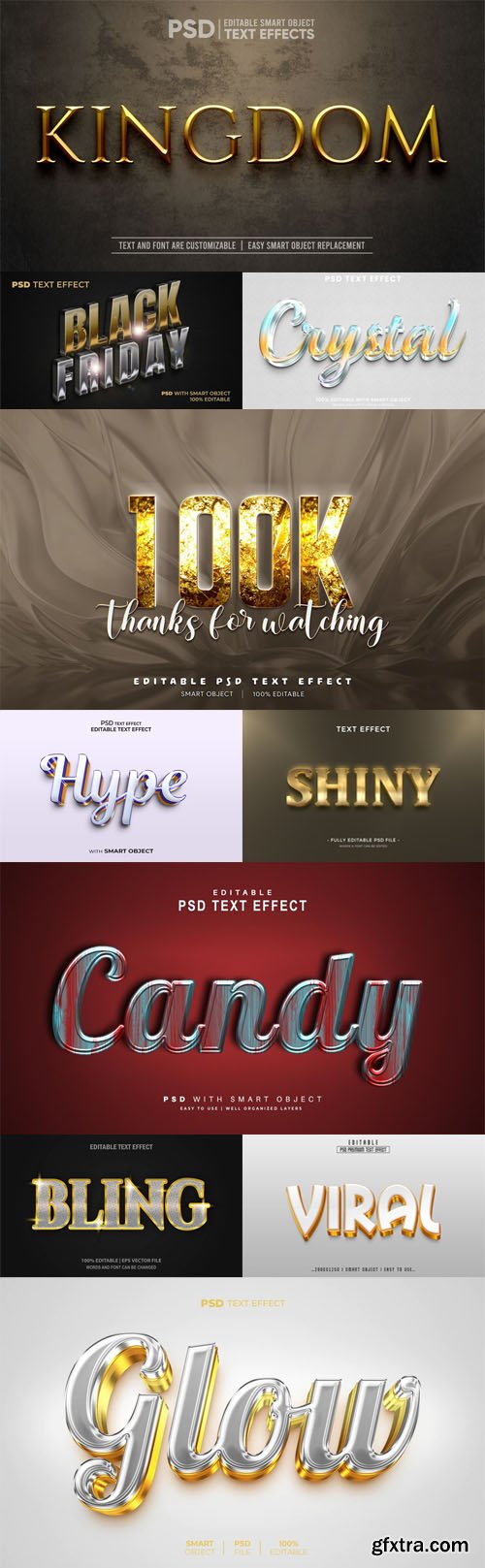 21 Creative Brilliant 3D Text Effects Vol.2 21 Creative Brilliant 3D Text Effects Vol.2