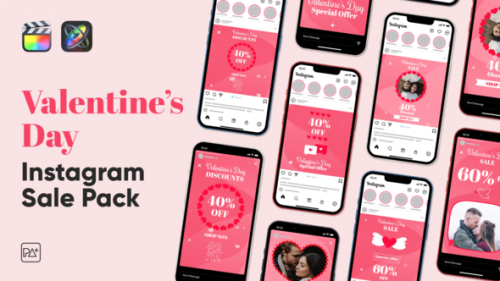 Videohive - Valentines Day Instagram Sale For Final Cut Pro X - 43298016 - 43298016