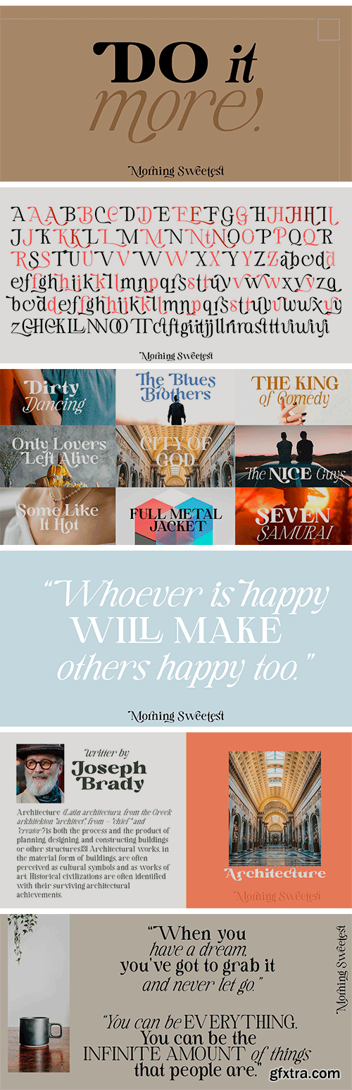 Morning Sweetest Font Family Morning Sweetest Font Family