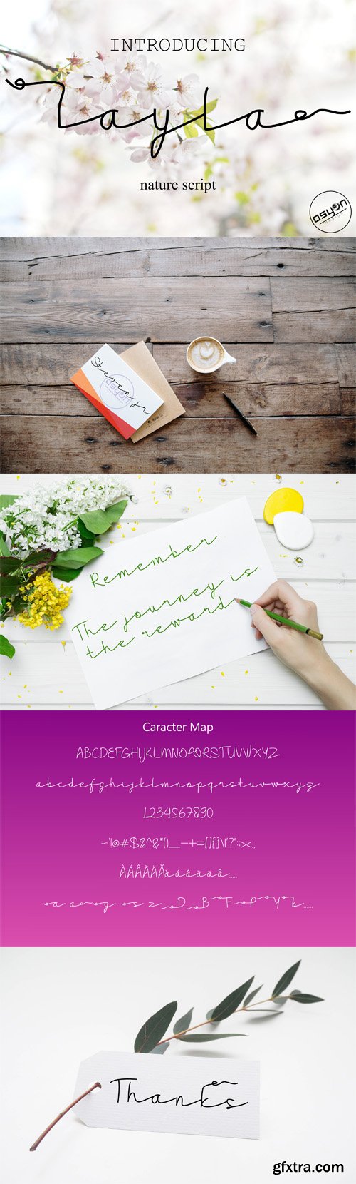 Layla - Nature Script Font Layla - Nature Script Font