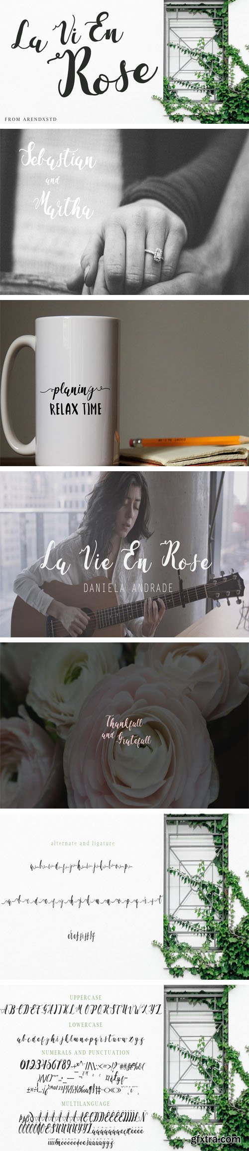 La Vie En Rose Font La Vie En Rose Font