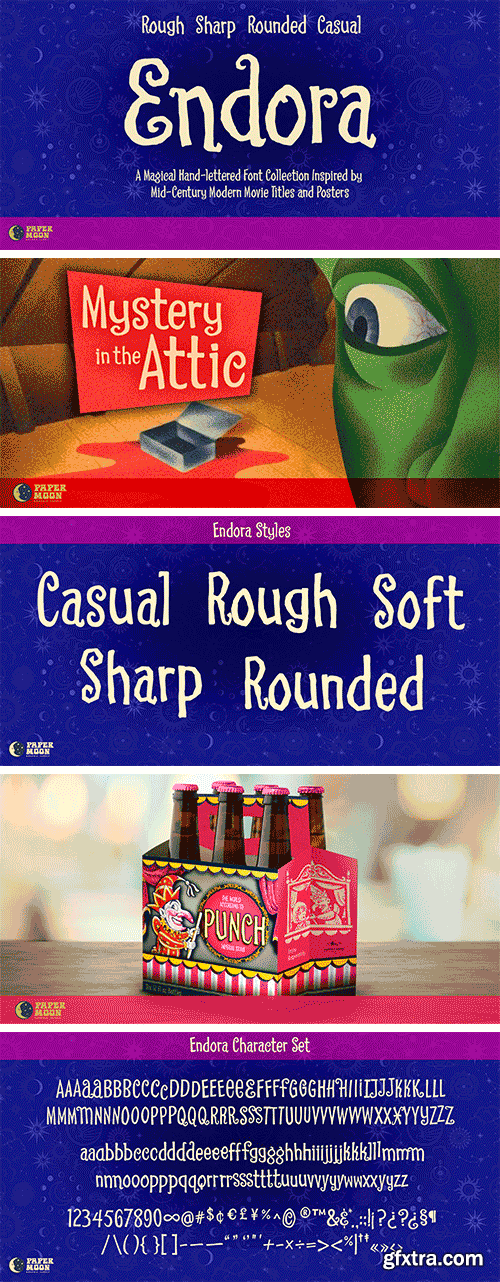 PM Endora Font Family PM Endora Font Family