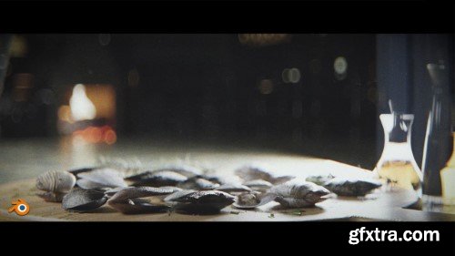 Cinematic Look With Blender 3. 0 - Step By Step Tutorial - Shells on the table
