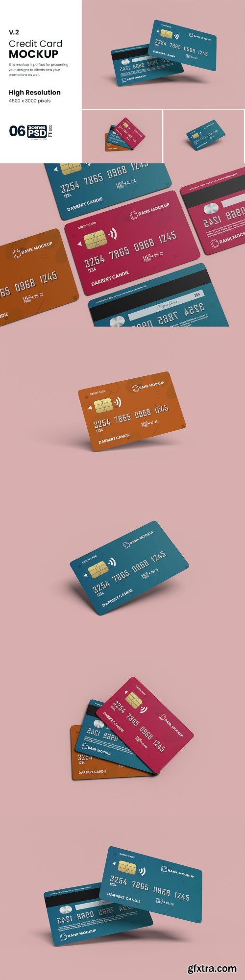 Credit Card Mockup V.2
