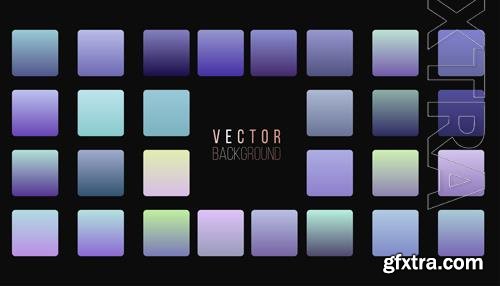 Big set purple vector  gradients combination