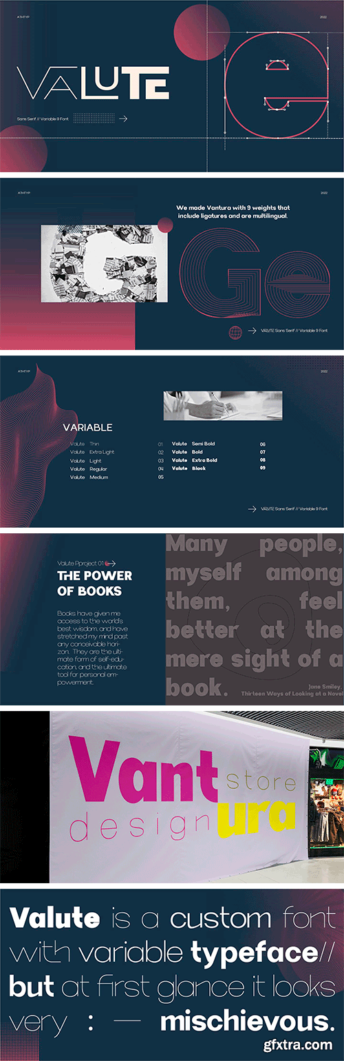 Valute Font Family Valute Font Family