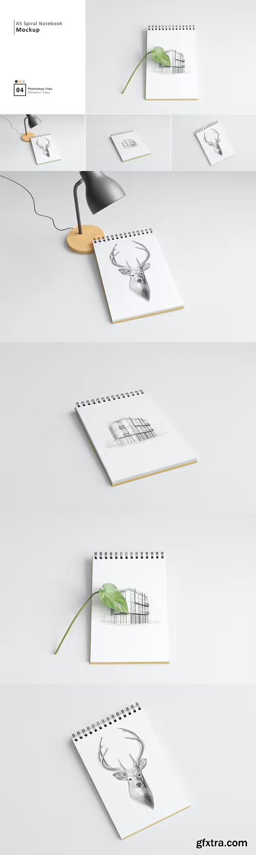Spiral Notebook Mockup