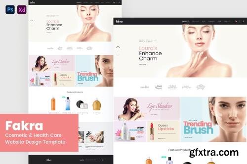Fakra - Cosmetic & Health Care Website Design DGXVGHT