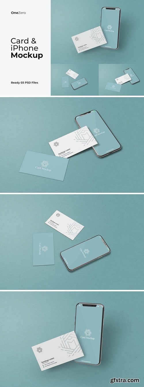 Card and iPhone Mockup UE3JKF9