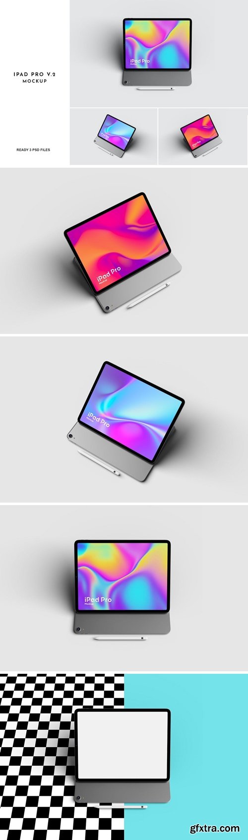 3 Psd iPad Pro Mockup v.2 V7KQHU5