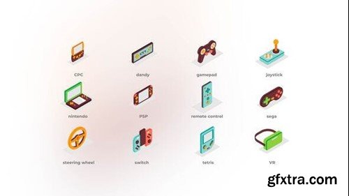 Videohive Games - Isometric Icons 43427642