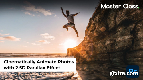 VFX Cinematically Animate Photos using 2. 5D Parallax Effect Animation Master Class in AE & PS