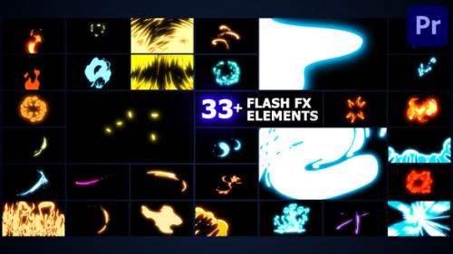 Videohive - Flash FX Elements Pack | Premiere Pro MOGRT - 43419301 - 43419301
