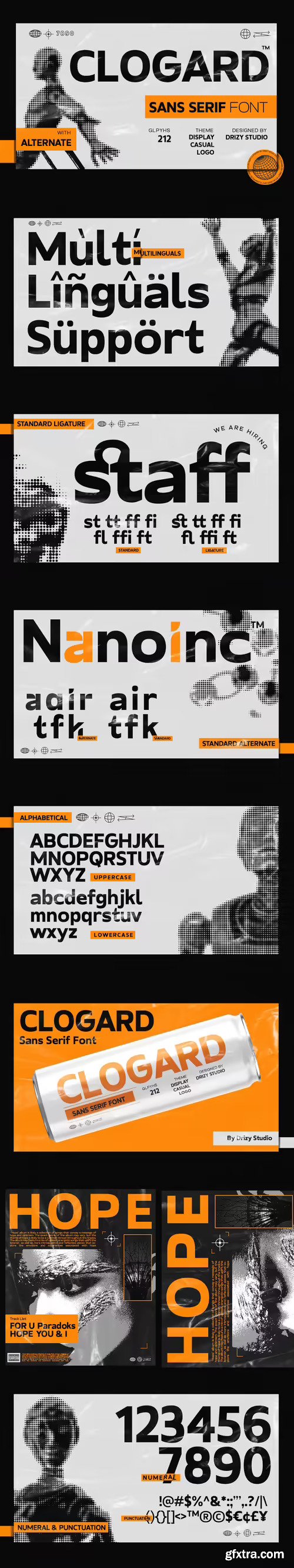 Clogard - Sans Serif Bold Display Font