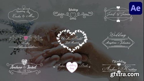 Videohive Unique Wedding Titles for After Effects 43382978 Videohive Unique Wedding Titles for After Effects 43382978