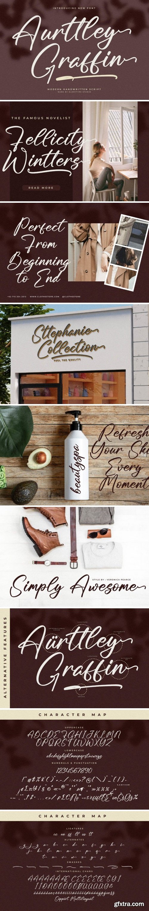 Aurttley Graffin Font