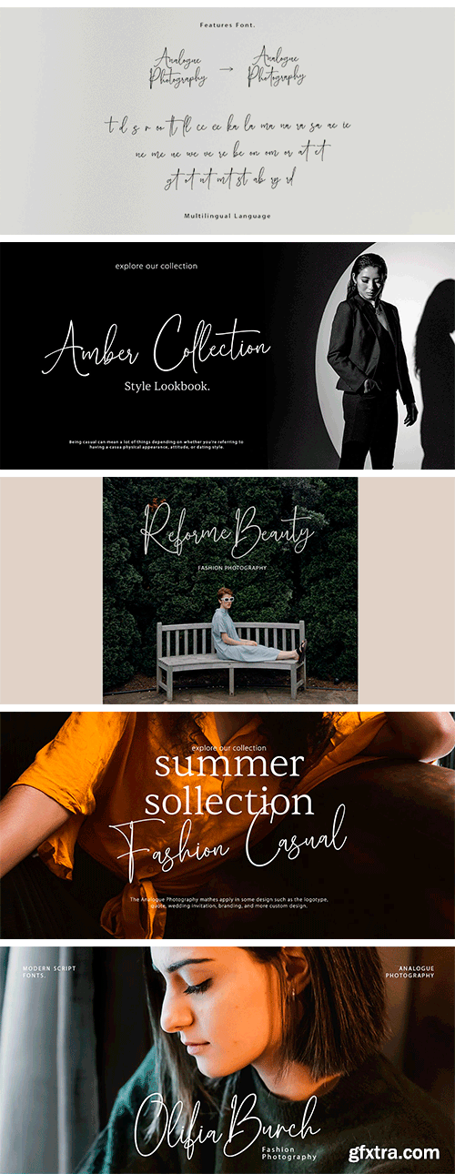 Analogue Photography Font Analogue Photography Font