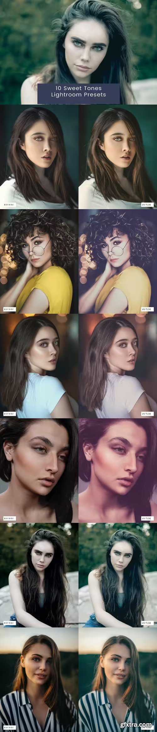 10 Sweet Tones Lightroom Presets