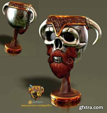 Hex3D – King Chalice Number 2 – 3D Print Model