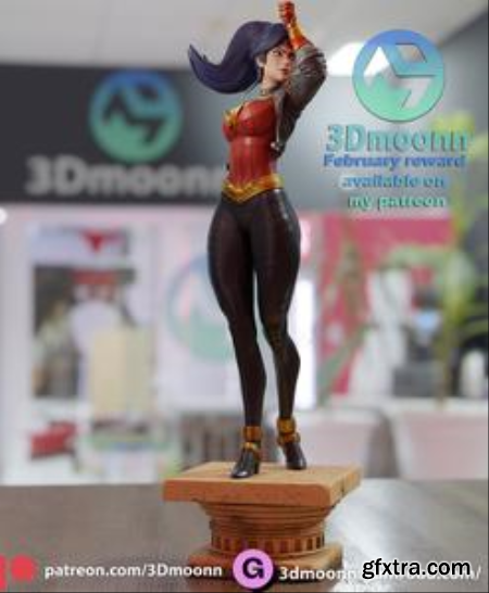 Wonder Woman – 3Dmoonn – 3D Print Model