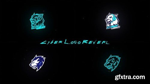 Videohive Cyber Logo Reveal 43429414