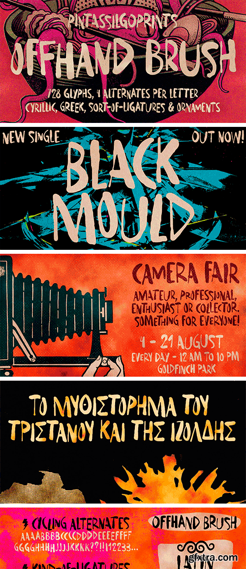 Offhand Brush Font Offhand Brush Font