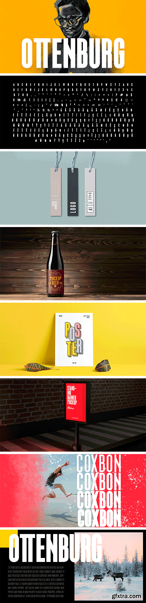 Ottenburg Display Font Family