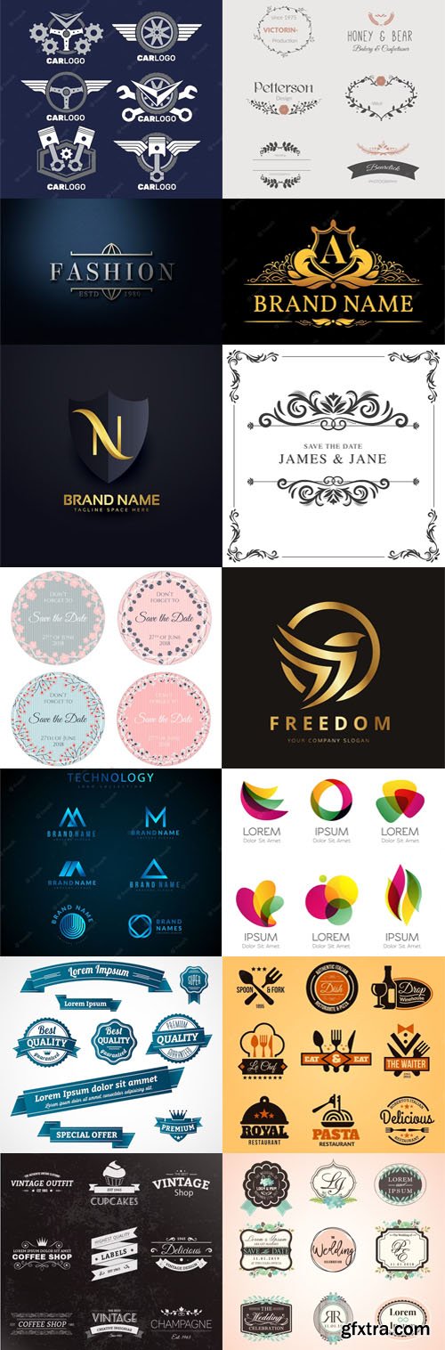 100+ Logos, Badges and Labels Vector Design Templates 100+ Logos, Badges and Labels Vector Design Templates