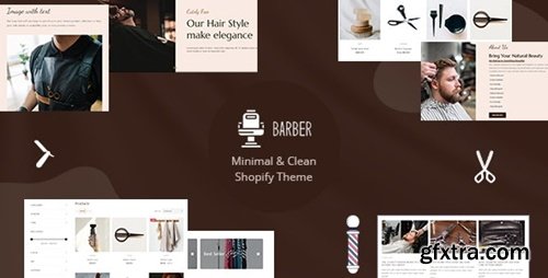ThemeForest - Sharper - Barber Shop Shopify Theme 42908367
