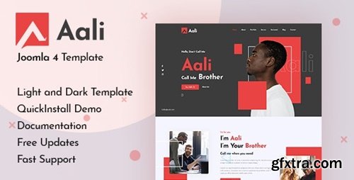 ThemeForest - Aali - Personal Portfolio & Resume Joomla 3 & 4 Template 35050238