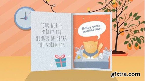Videohive Birthday Card 3in1 43509161