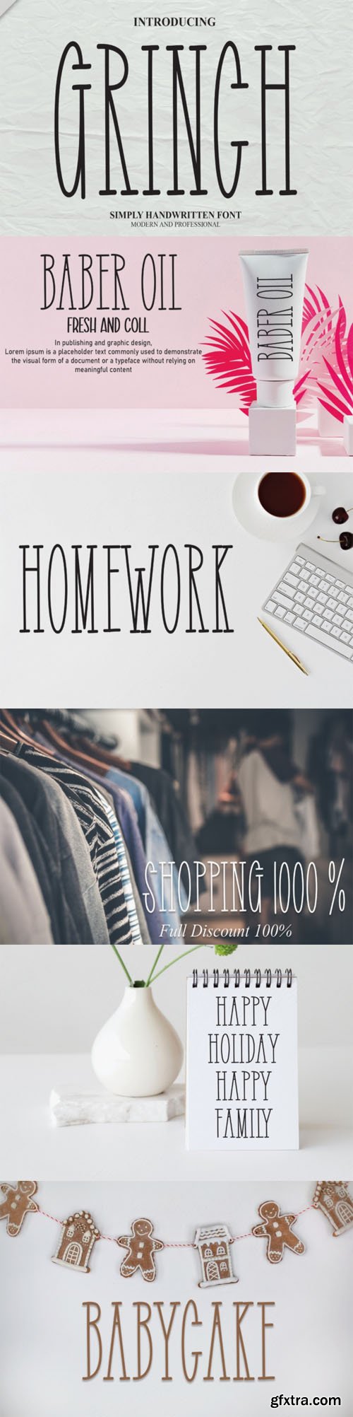 Grinch - Thin and Tall Lettered Handwritten Serif Font Grinch - Thin and Tall Lettered Handwritten Serif Font