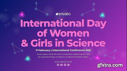 Videohive International Day Of Women & Girls In Science 43506947 Videohive International Day Of Women & Girls In Science 43506947