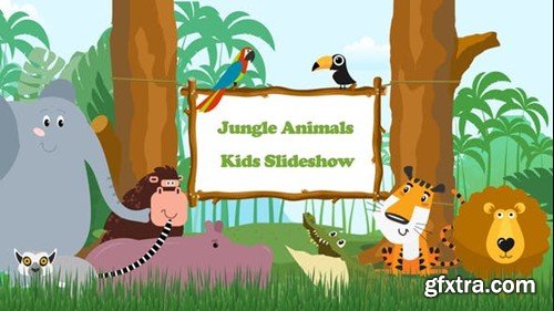 Videohive Jungle Animals Kids Slideshow 43443265 Videohive Jungle Animals Kids Slideshow 43443265