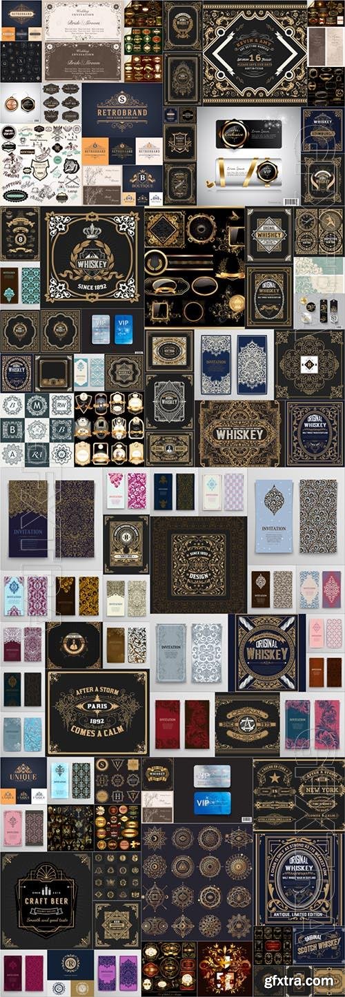 Design elements - 100 vector collection