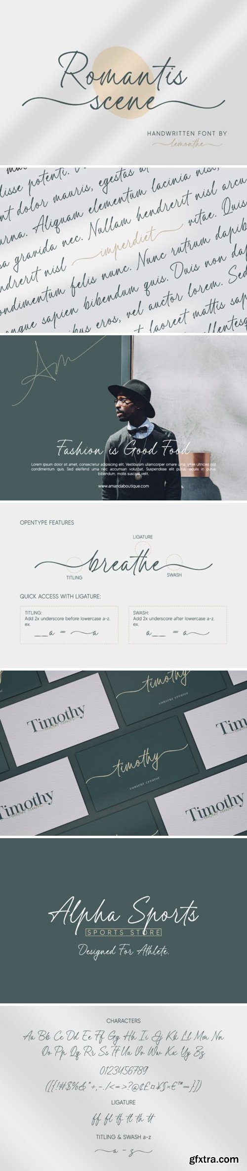 Romantis Scene Font
