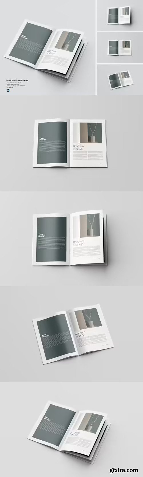 A4-Open Brochure Mockup