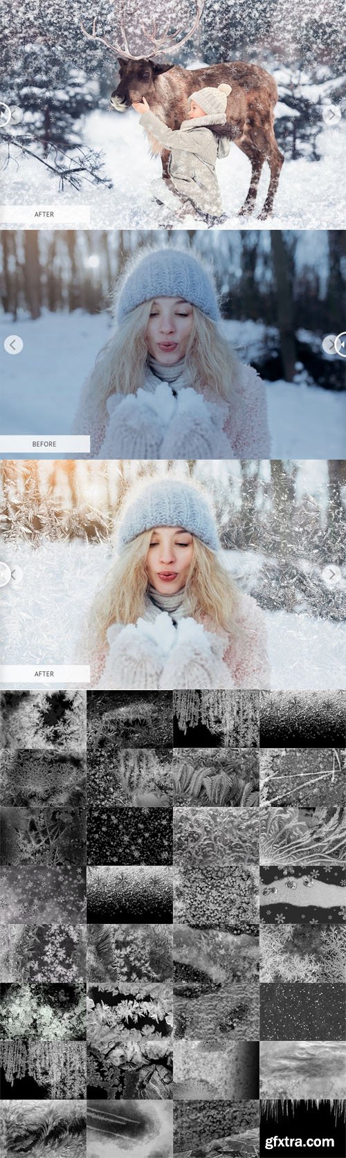 Frost Overlay Collection - 30 Creative Winter Overlays Frost Overlay Collection - 30 Creative Winter Overlays
