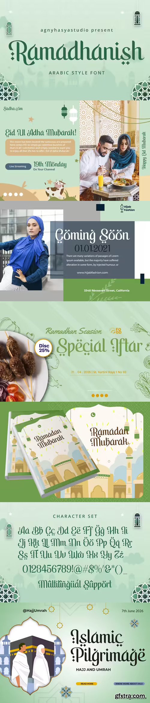 Ramadanish - Arabic Font Style