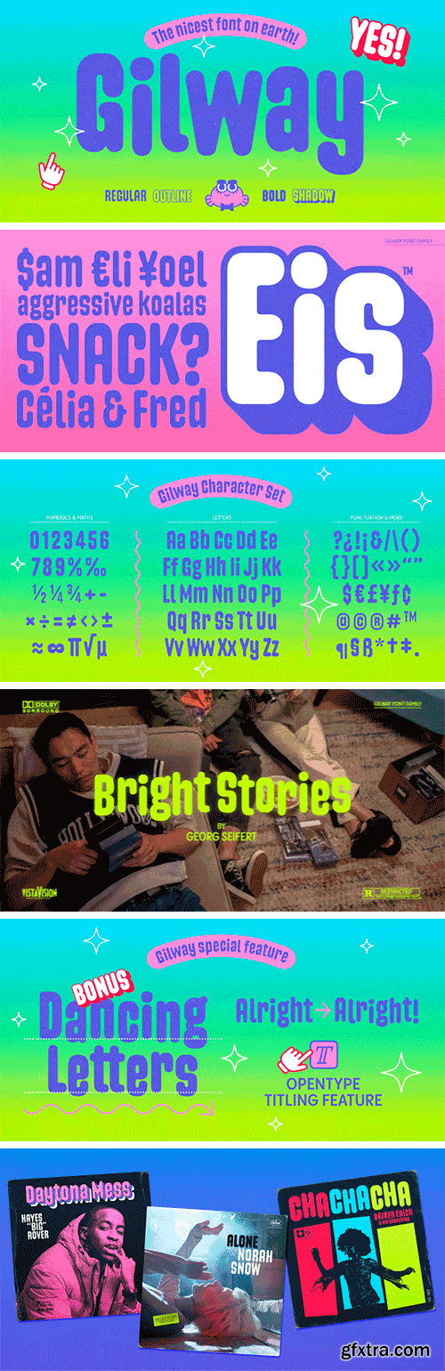 Gilway Font Family Gilway Font Family