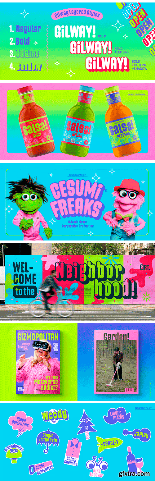 Gilway Font Family Gilway Font Family