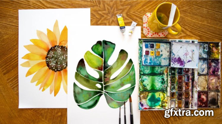Learn to Paint Botanical Watercolors with a Modern Twist